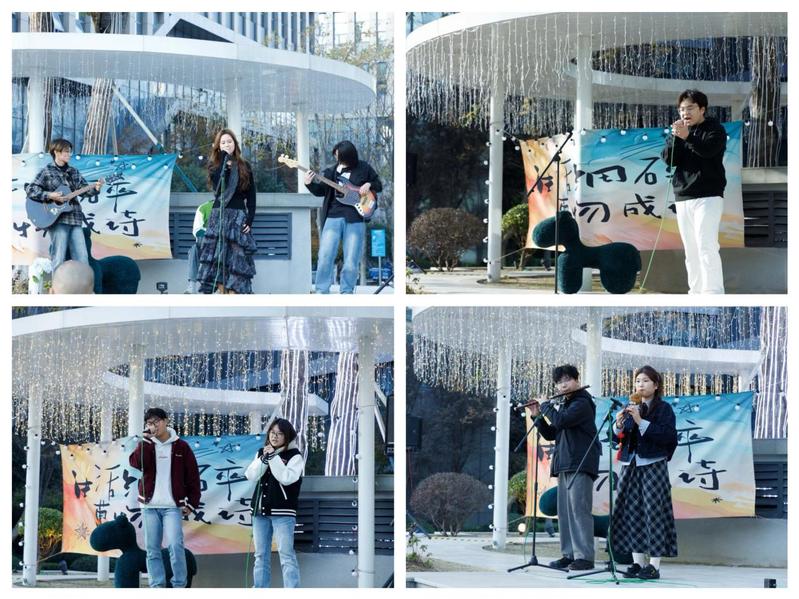 青春之聲唱響冬日暖律，交院學子...