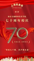 上海校友會賀信